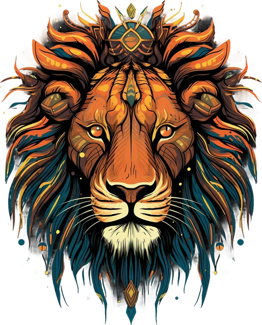 Majestic Lion - DTF Ready to Press - Heat Press Transfer