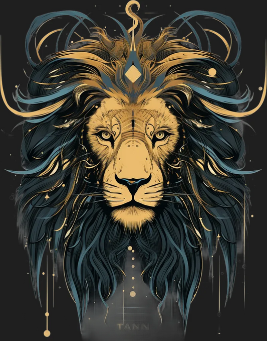 Majestic Lion Art - DTF Ready to Press - Heat Press Transfer