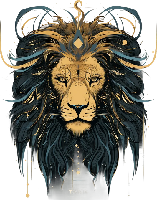 Majestic Lion Art - DTF Ready to Press - Heat Press Transfer