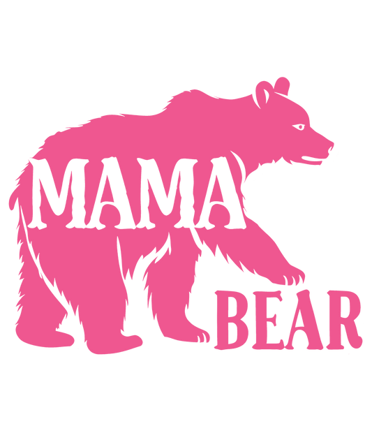Mama Bear Design - DTF Ready To Press - Heat Press Transfer
