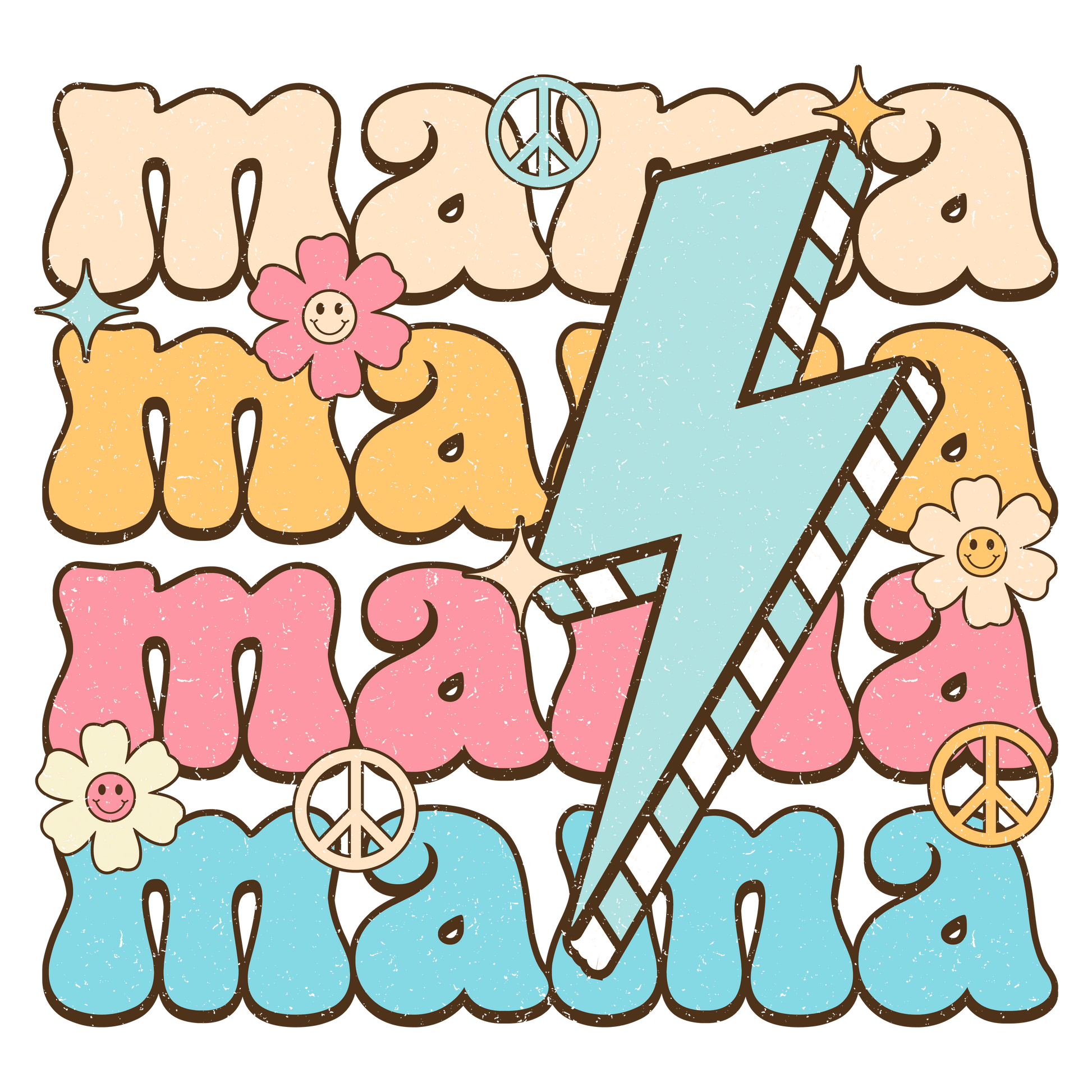 Mama Mode Design - DTF Ready To Press - Heat Press Transfer