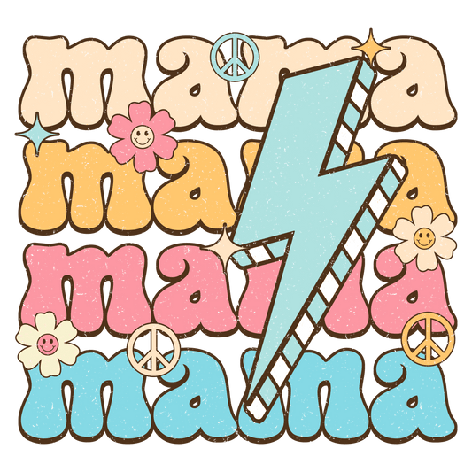 Mama Mode Design - DTF Ready To Press - Heat Press Transfer