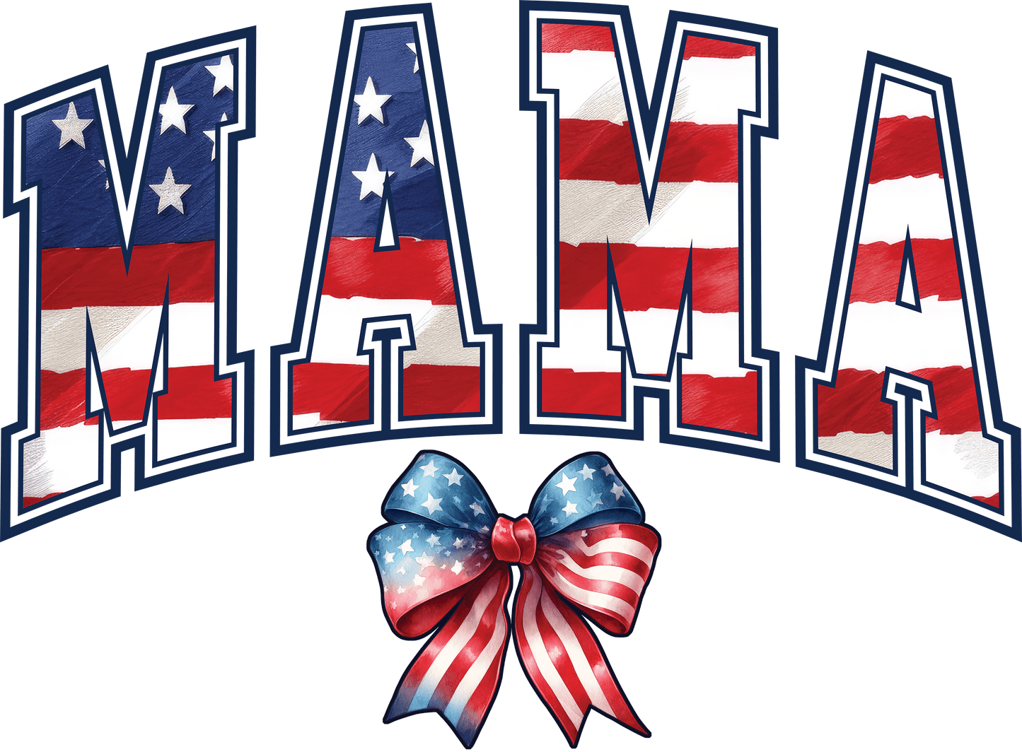 American Mama Design DTF - Ready to Press (V6) | Heat Press Transfer - Heat Press Transfer