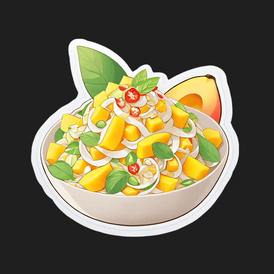 Mango Salad Bowl - Sticker - Heat Press Transfer