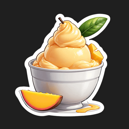 Mango Sorbet Delight - Sticker - Heat Press Transfer