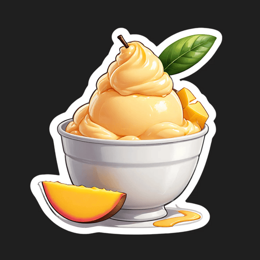 Mango Sorbet Delight - Sticker - Heat Press Transfer