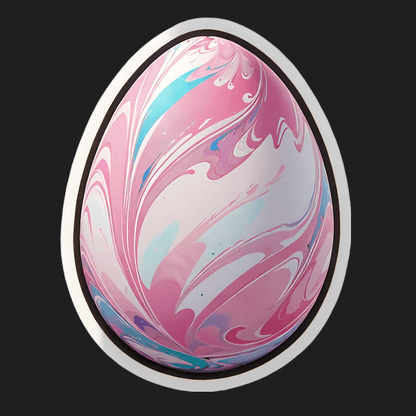 Marble Swirl - UV DTF Sticker - Heat Press Transfer