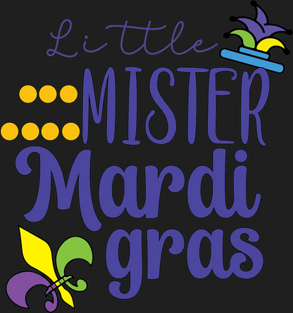 Mardi Gras Kids - DTF Ready to Press - Heat Press Transfer