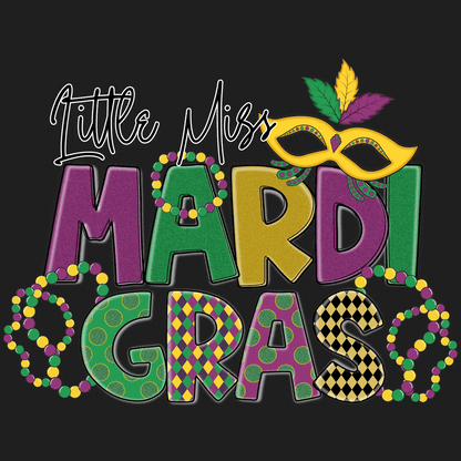 Mardi Gras Kids - DTF Ready to Press - Heat Press Transfer