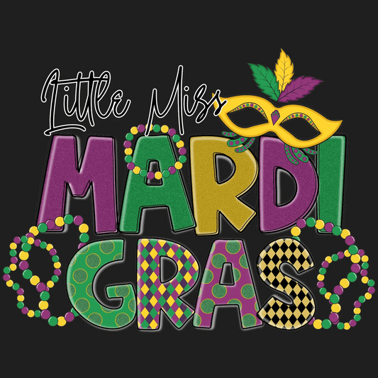 Mardi Gras Kids - DTF Ready to Press - Heat Press Transfer