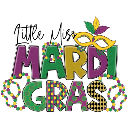 Mardi Gras Kids - DTF Ready to Press - Heat Press Transfer