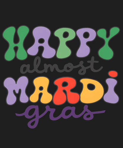 Mardi Gras Magic - DTF Ready to Press - Heat Press Transfer