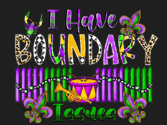 Mardi Gras Magic - DTF Ready to Press - Heat Press Transfer