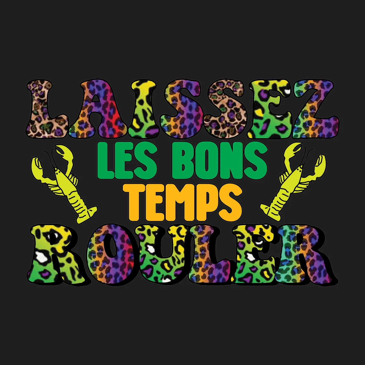 Mardi Gras Magic - DTF Ready to Press - Heat Press Transfer