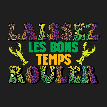 Mardi Gras Magic - DTF Ready to Press - Heat Press Transfer