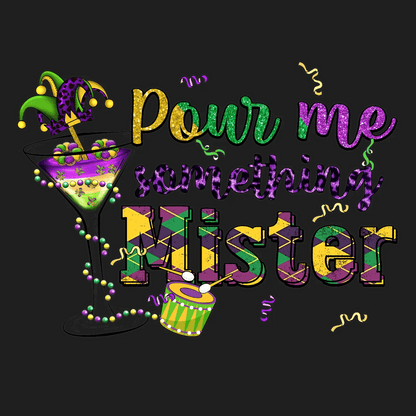 Mardi Gras Magic - DTF Ready to Press - Heat Press Transfer