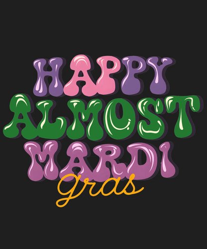 Mardi Gras Magic - DTF Ready to Press - Heat Press Transfer