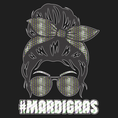 Mardi Gras Magic - DTF Ready to Press - Heat Press Transfer