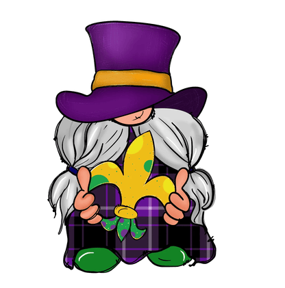 Mardi Gras Magic - DTF Ready to Press - Heat Press Transfer