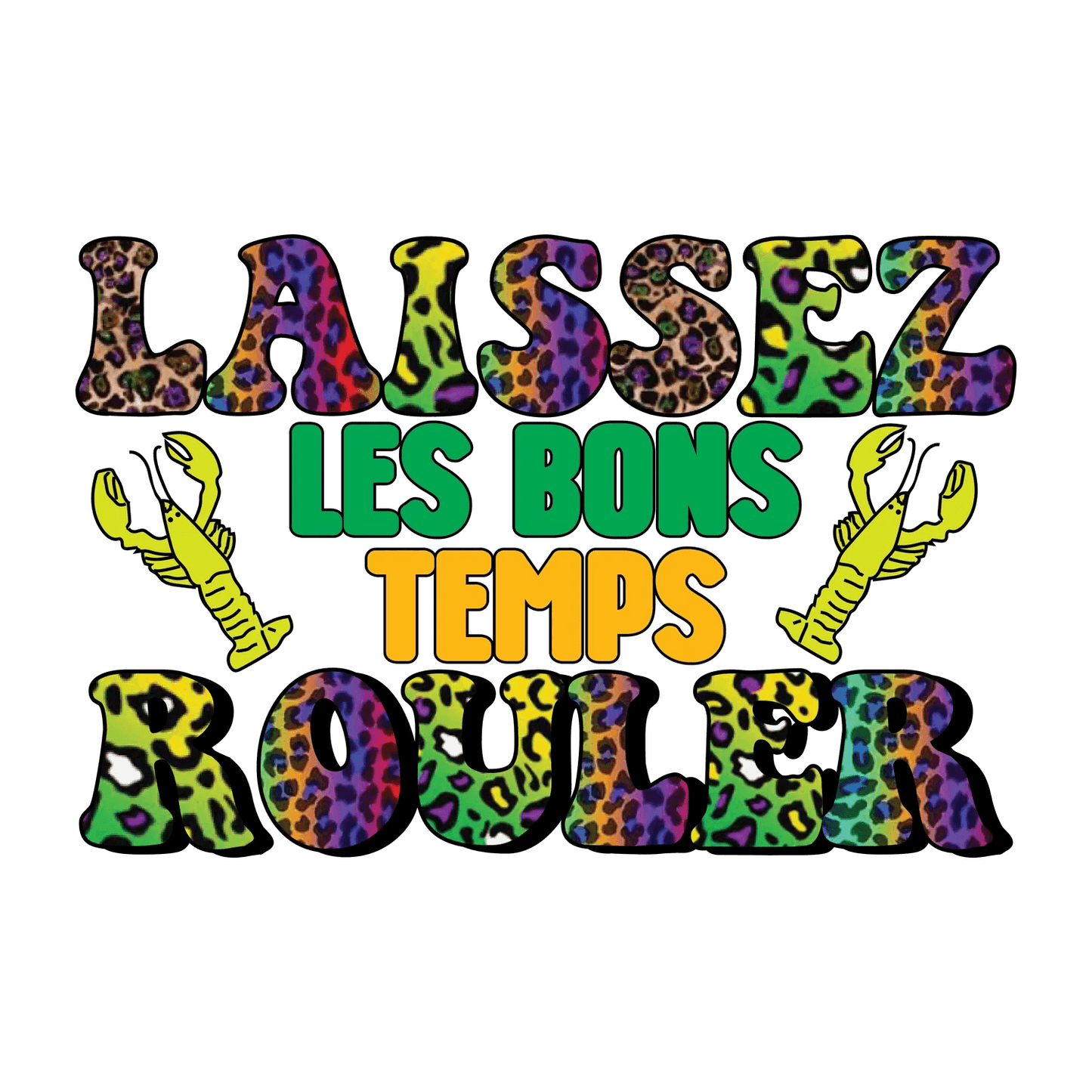 Mardi Gras Magic - DTF Ready to Press - Heat Press Transfer