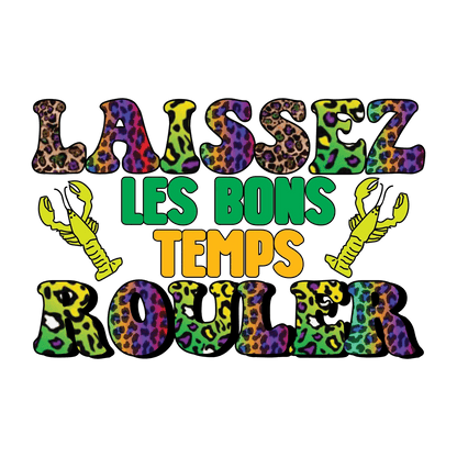 Mardi Gras Magic - DTF Ready to Press - Heat Press Transfer