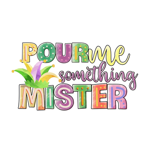 Mardi Gras Magic - DTF Ready to Press - Heat Press Transfer