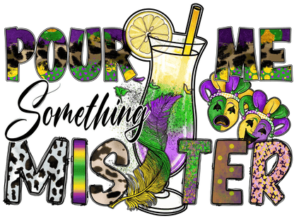 Mardi Gras Magic - DTF Ready to Press - Heat Press Transfer