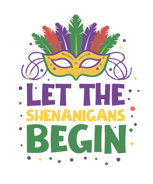 Mardi Gras Magic - DTF Ready to Press - Heat Press Transfer