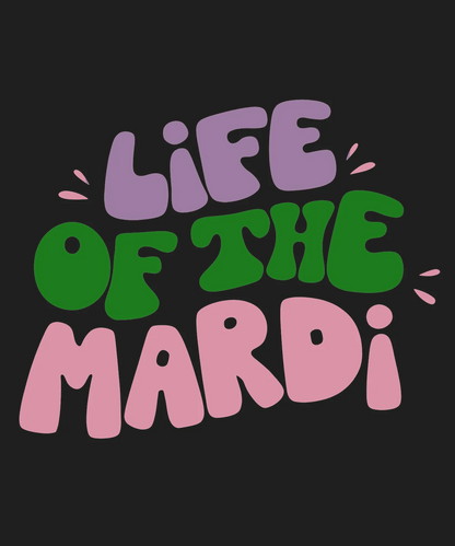 Mardi Party - DTF Ready to Press - Heat Press Transfer