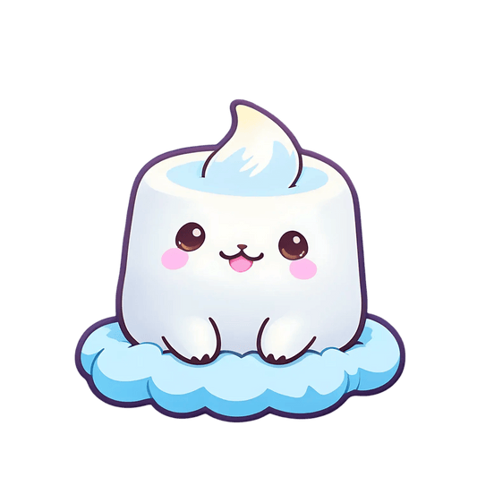 Marshmallow Cloud - UV DTF Sticker - Heat Press Transfer