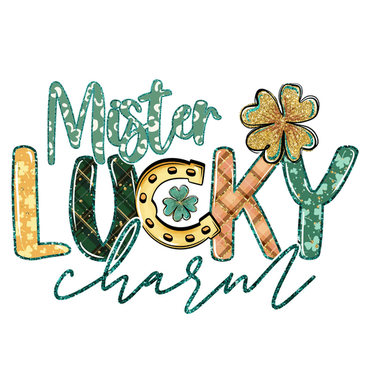Mister Lucky St Patrick's Day Design - DTF Ready To Press - Heat Press Transfer