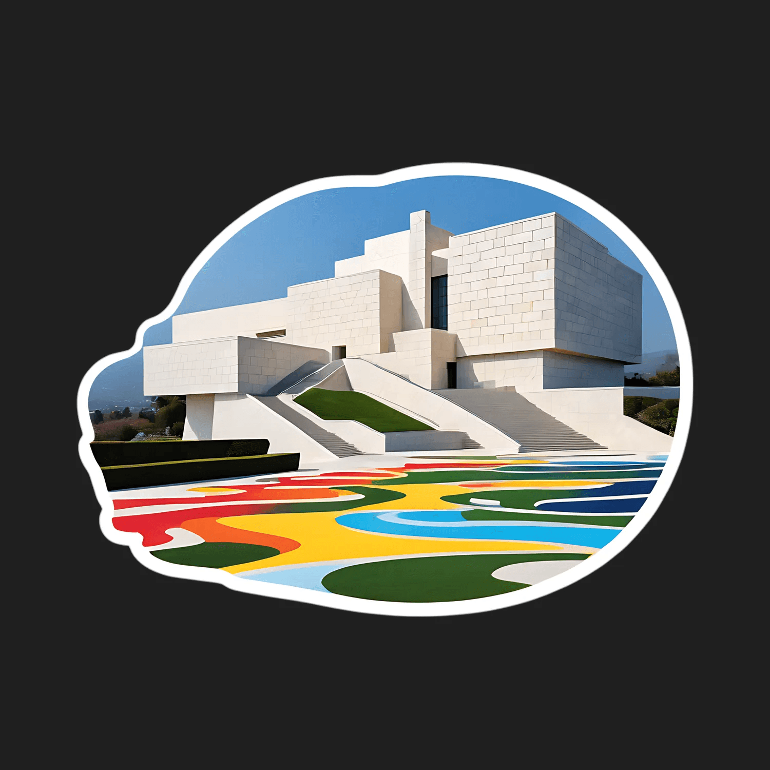 Modern Art Museum - UV Sticker - Heat Press Transfer