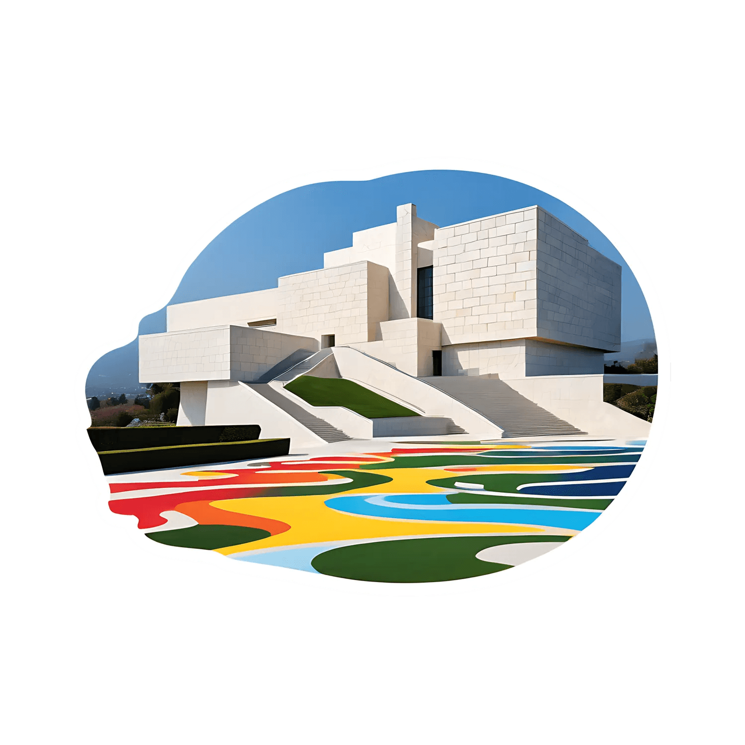 Modern Art Museum - UV Sticker - Heat Press Transfer