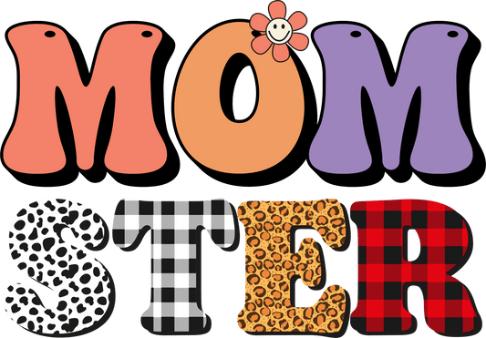 Mom Ster Design - DTF Ready To Press - Heat Press Transfer