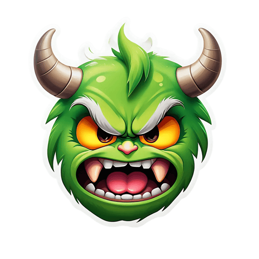 Monster Decal - Durable Sticker - Heat Press Transfer