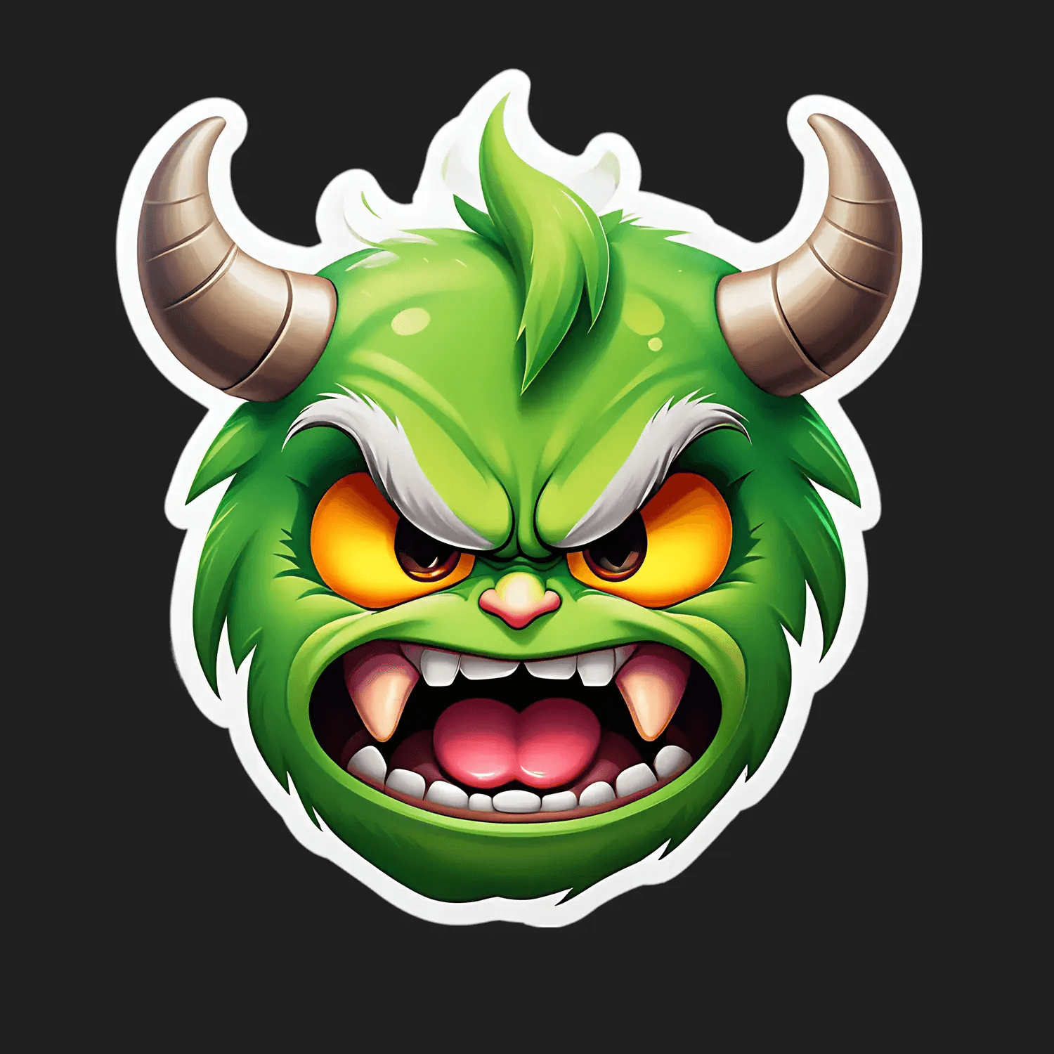Monster Decal - Durable Sticker - Heat Press Transfer