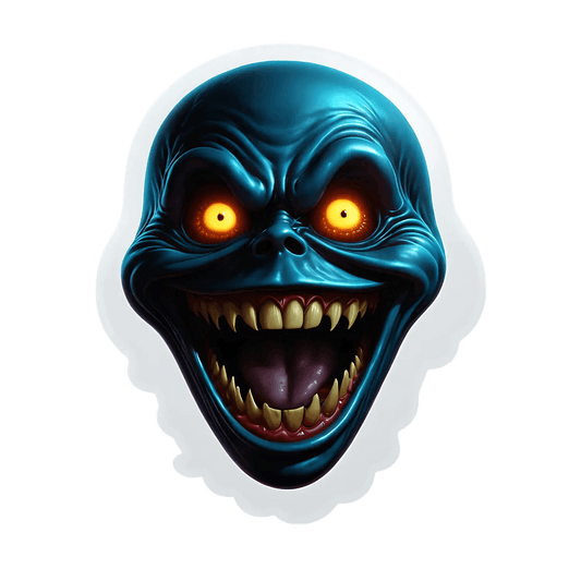 Monster Face Sticker - Vibrant UV DTF - Heat Press Transfer