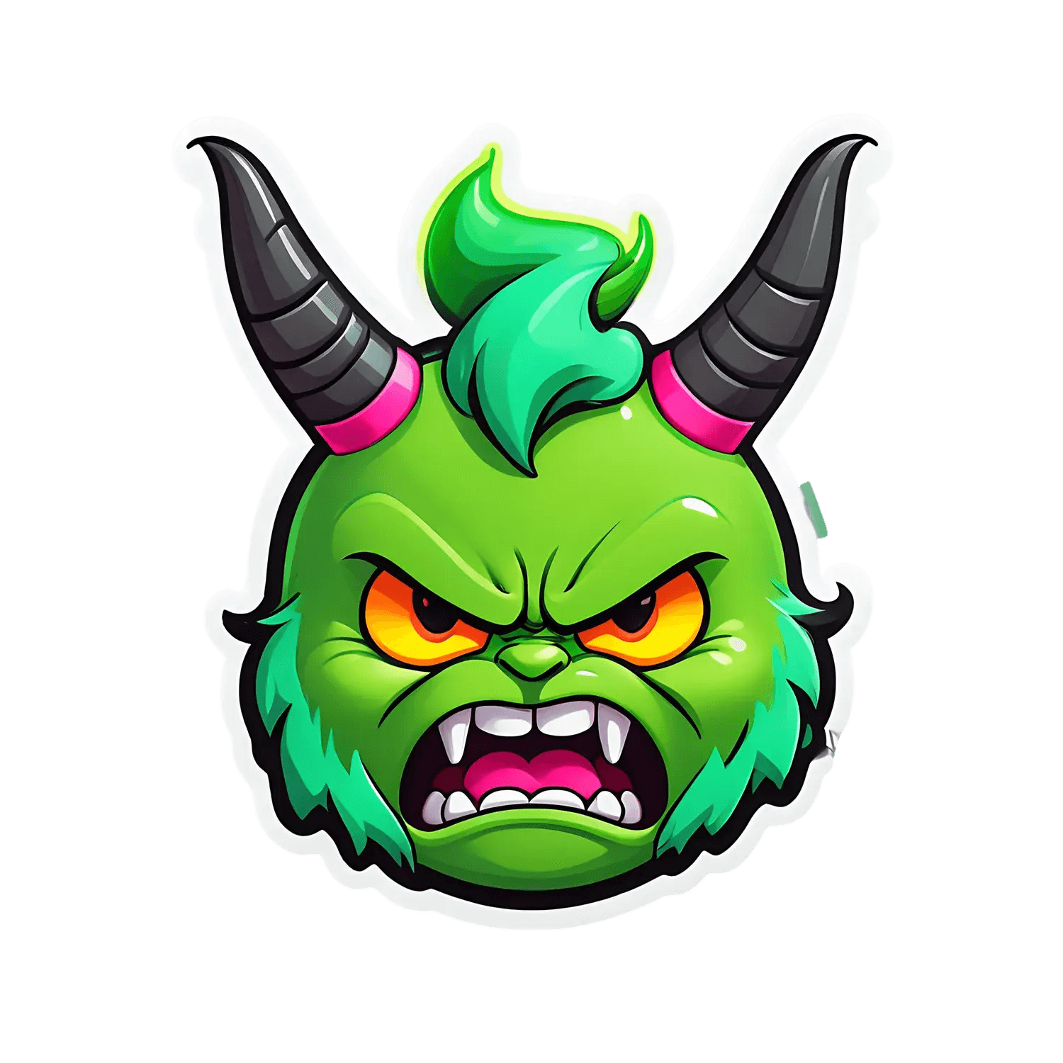 Monster Horns - Sticker - Heat Press Transfer
