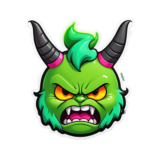 Monster Horns - Sticker - Heat Press Transfer