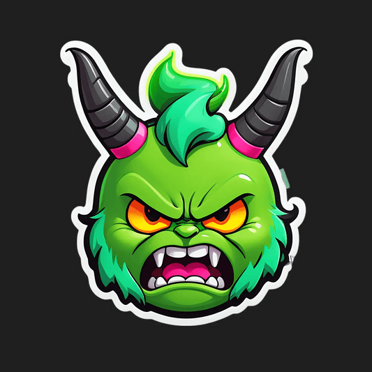 Monster Horns - Sticker - Heat Press Transfer