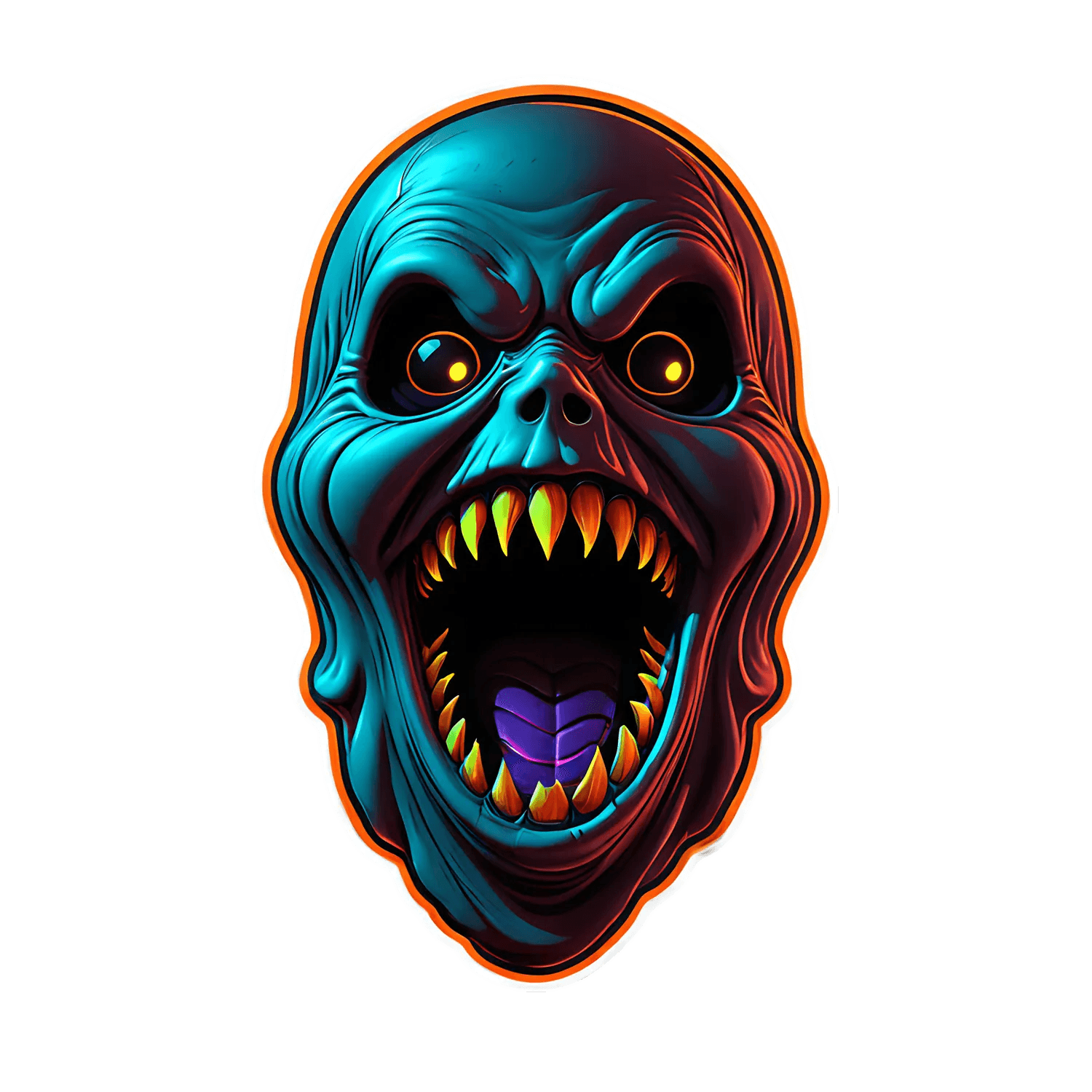 Monster UV Sticker - Durable and Vibrant - Heat Press Transfer