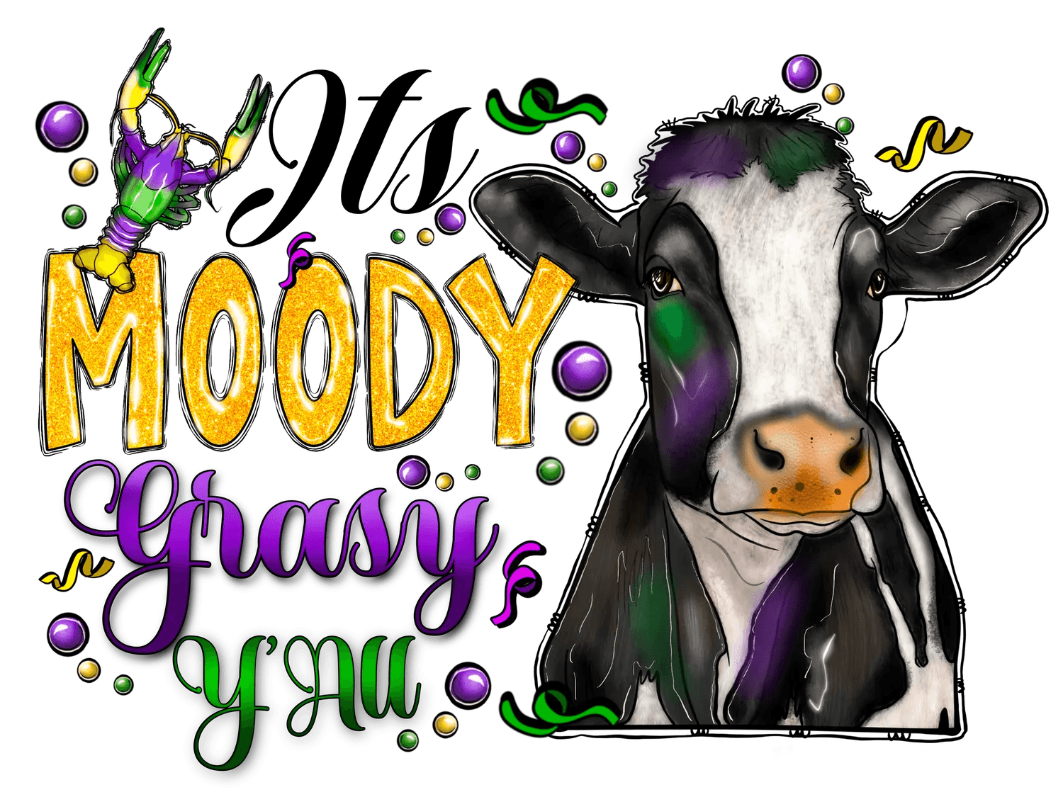 Moody Grassy You - DTF Ready to Press - Heat Press Transfer