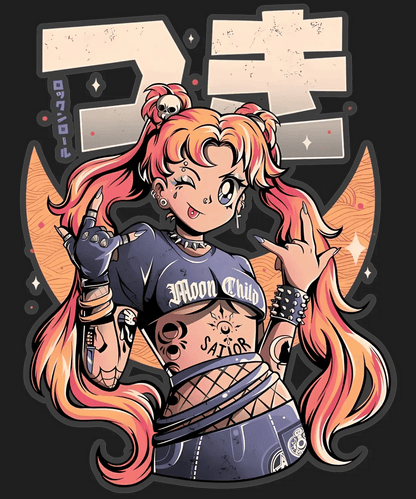 Moon Child Graphic - DTF Ready to Press - Heat Press Transfer