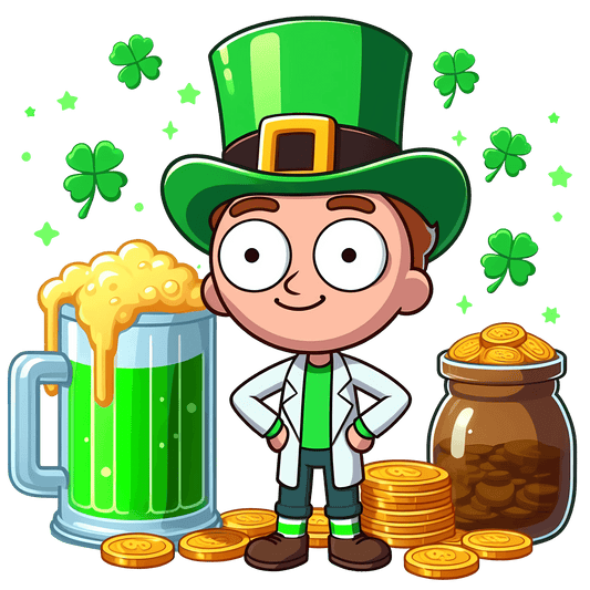 Morty Saint Patrick's Design - DTF Ready To Press - Heat Press Transfer