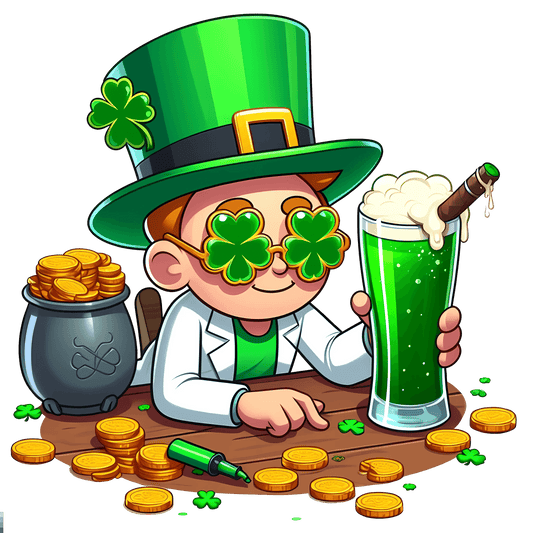 Morty Smith Beer Lover Saint Patrick's Design - DTF Ready To Press - Heat Press Transfer