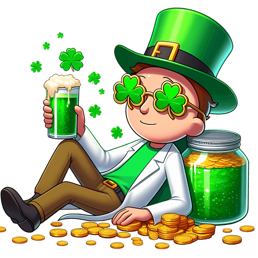 Morty Smith St Patrick's Day Design - DTF Ready To Press - Heat Press Transfer