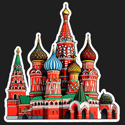 Moscow Cathedral - Sticker - Heat Press Transfer