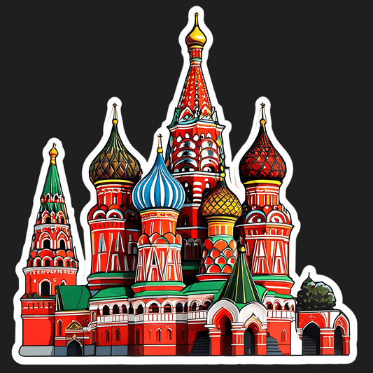 Moscow Cathedral - Sticker - Heat Press Transfer