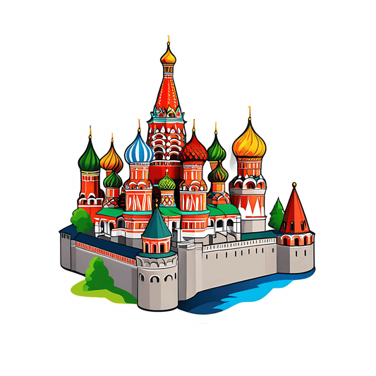 Moscow Cathedral - Sticker - Heat Press Transfer