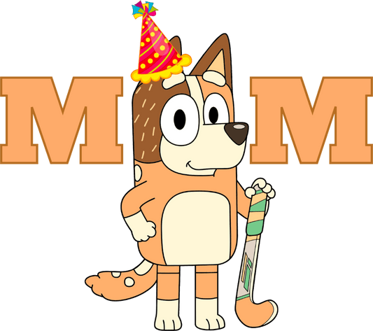 Mother's Day Bluey Design - DTF Ready To Press - Heat Press Transfer